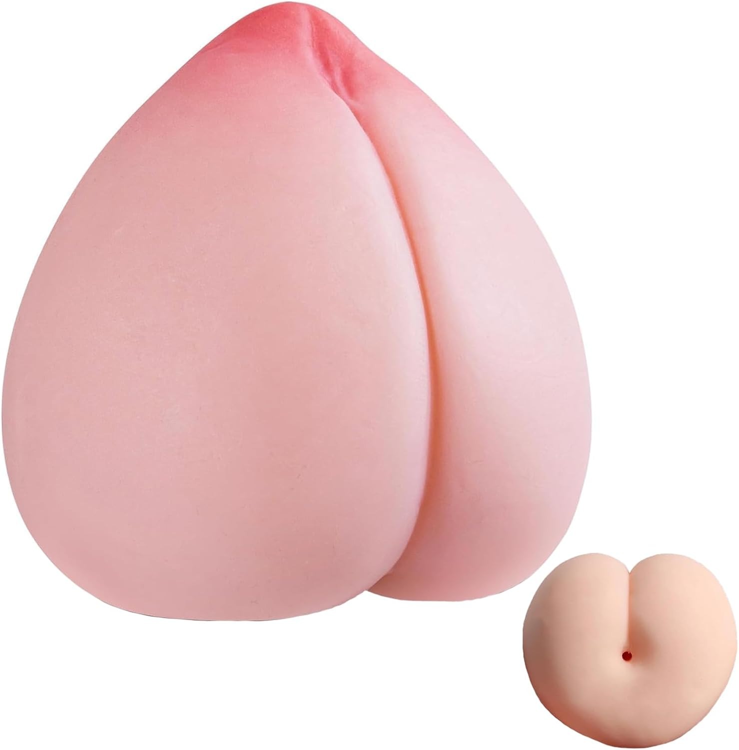 Peach Shape Male Masturbator with Anal Textured Channel