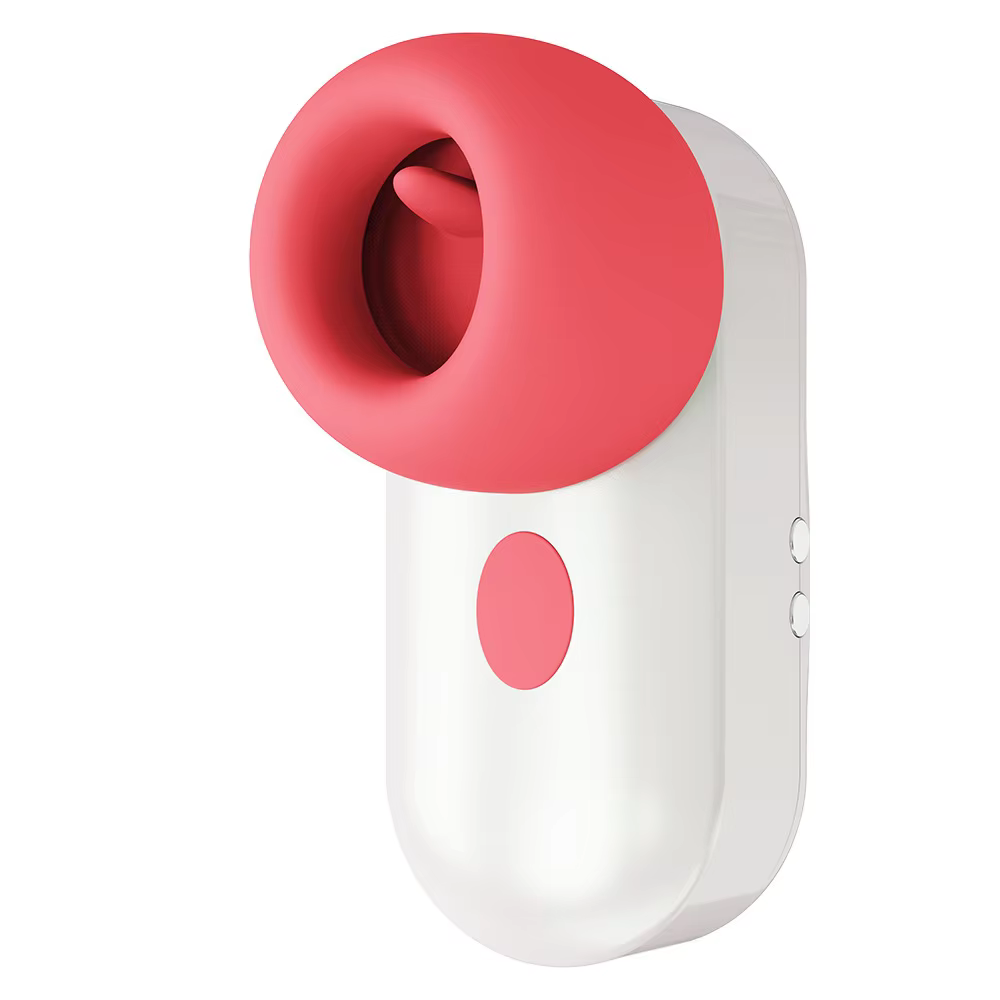 Mini Earphone Tongue Licking and Patting Clitoris Vibrator - PL-GS0140