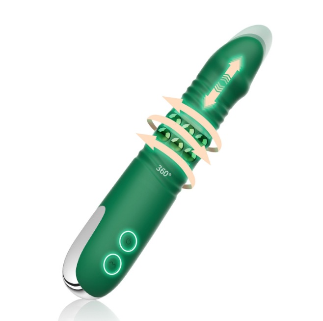 G Spot Telescopic Dildo Vibrator - PL-GS0162