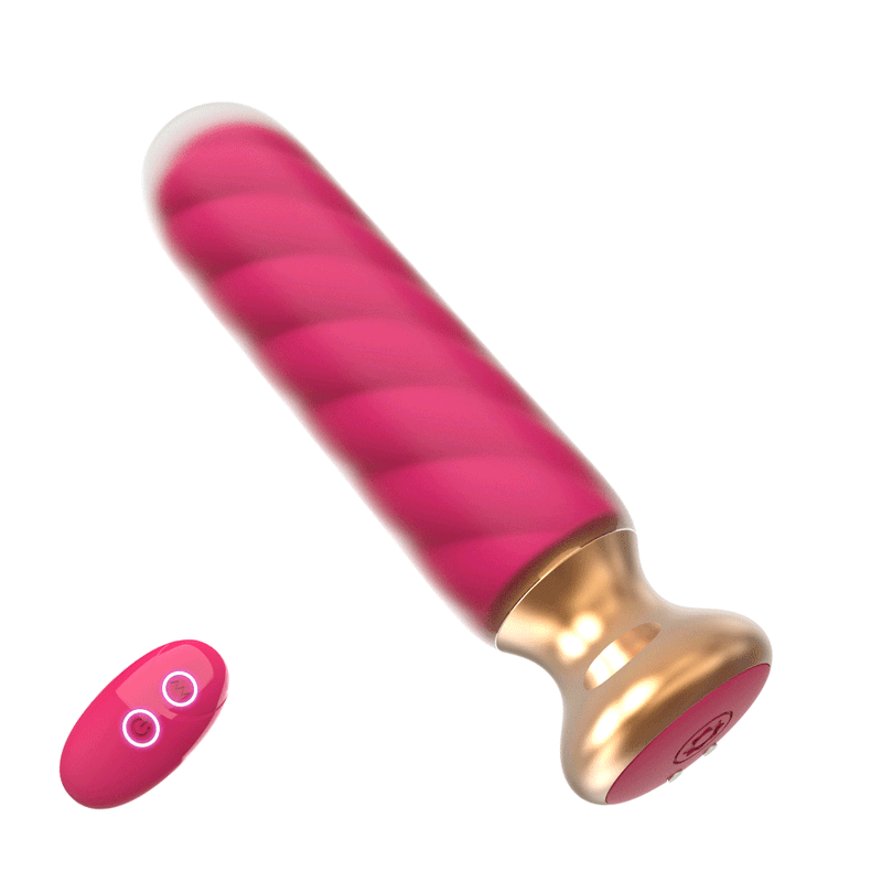 Double Layer Silicone Remote Control Anal Plug - PL-AP0106